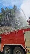 Waldbrand Elbsandsteingebirge